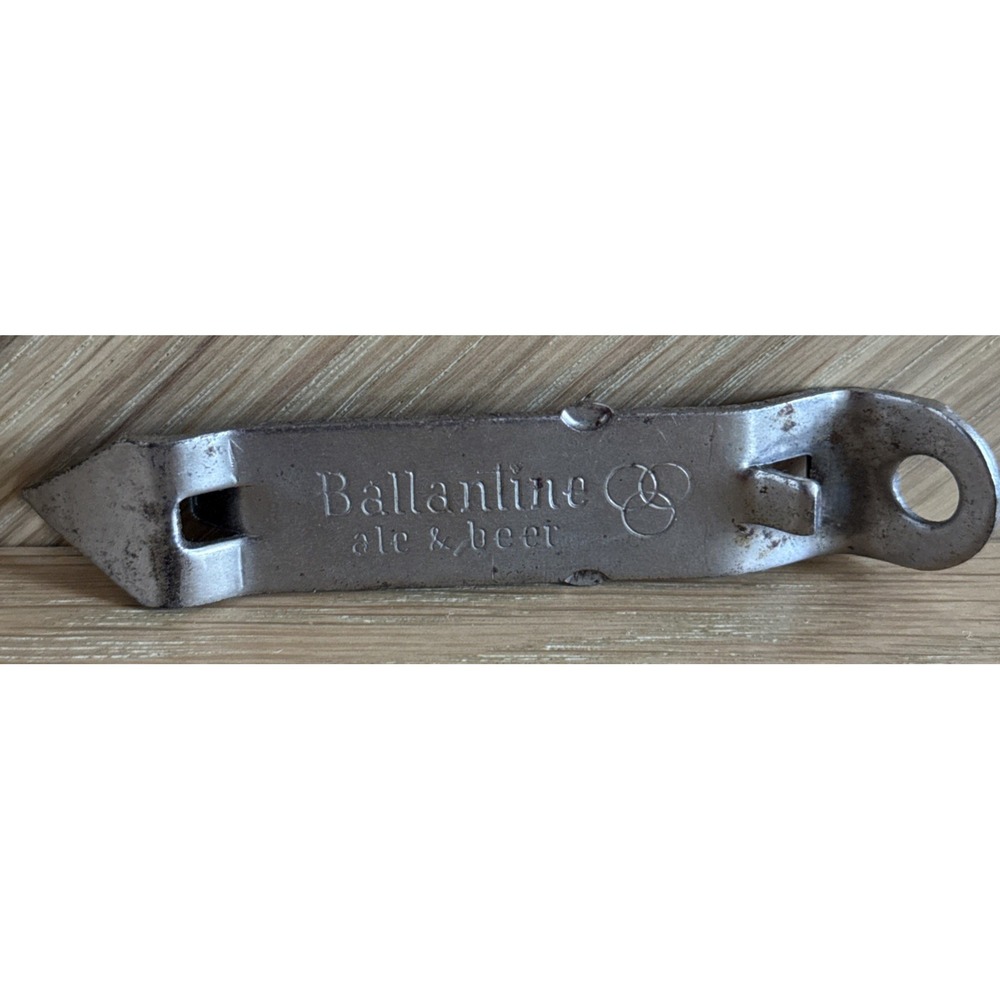 Ballantine Ale & Beer Can Bottle Opener  Metal Vintage Antique Free Shipping